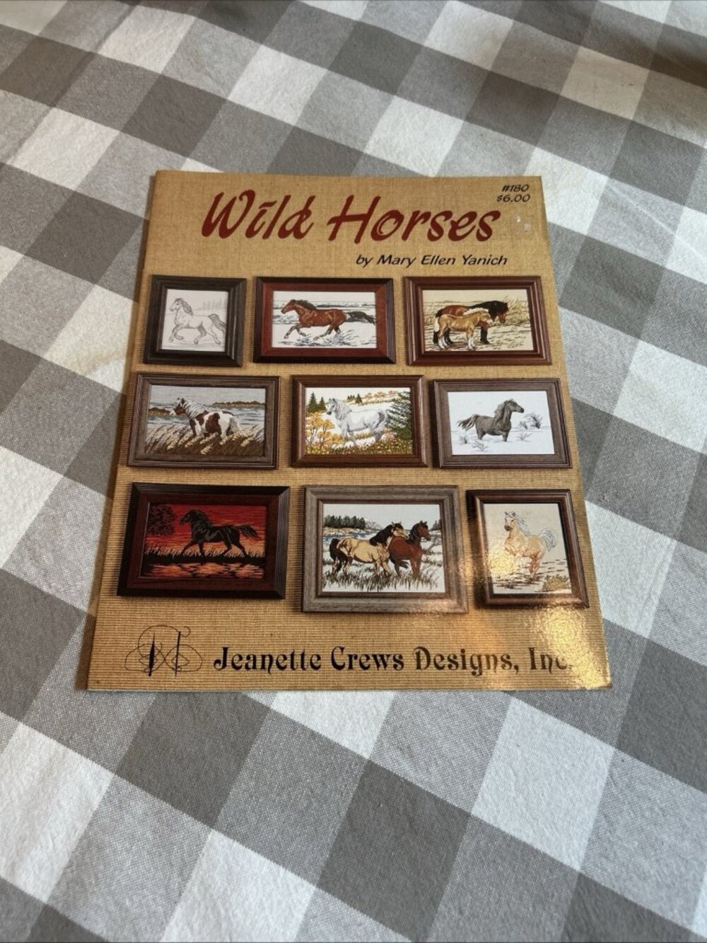 Wild Horses Cross Stitch #180 Leaflet 1998, Jeanette Crew Designs - 9 Patterns